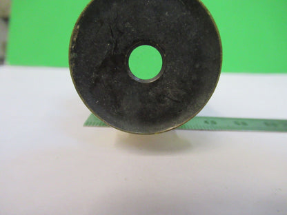ANTIQUE BRASS EYEPIECE RARE OCULAR ENGLAND MICROSCOPE PART AS PICTURED &R6-A-17