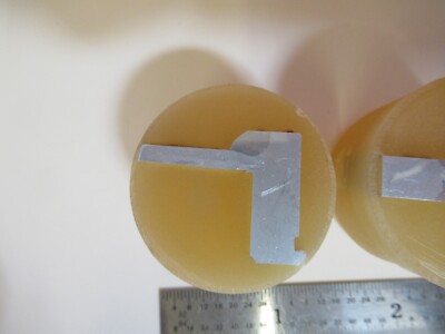 Los 2 Stück METALLOGRAPHISCHES METALLQUERSCHNITTPROBE MIKROSKOPISCHE PROBE &amp;A7-A-22