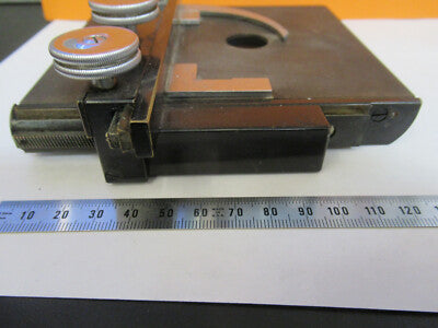 BAUSCH LOMB ANTIQUE STAGE TABLE XY  MICROSCOPE PART AS PICTURED P6-A-171
