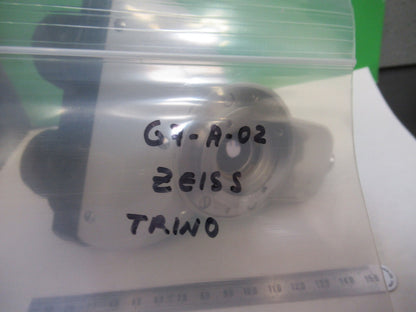 CARL ZEISS GERMANY TRINOCULAR HEAD OPTICS MICROSCOPE PART AS PICTURED G7-A-02