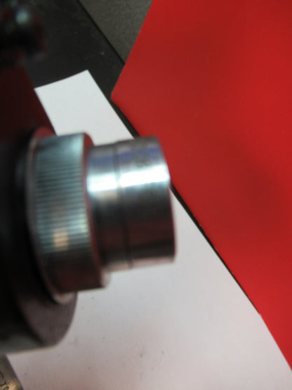 LEICA MICROSCOPE PART STAGE + OBJECTIVE AND EYEPIECE  AS PICTURED 6V-FT-80