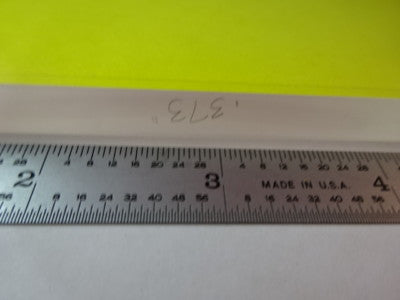 OPTISCHES BESCHICHTETES PROFESSIONELLES OPTIK-GLAS BK7 FLACHPLATTE WIE BESEHEN #83-A-30