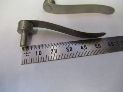 Antique Bausch & Lomb Pair Clips Microscope Part