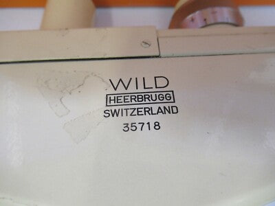 WILD SWISS M11 BINOCULAR HEAD MICROSCOPE PART OPTICS as pictured &8M-A-79