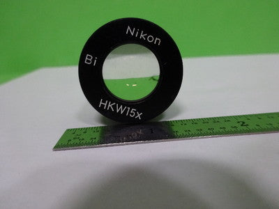 MICROSCOPE PART EYEPIECE OCULAR NIKON JAPAN HKW15X Bi OPTICS AS IS #AF-E-04