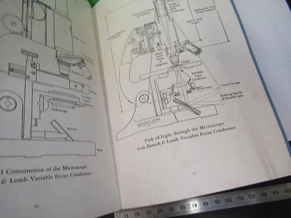 Antique Bausch & Lomb Use of Microscope Booklet 1932-49 Part