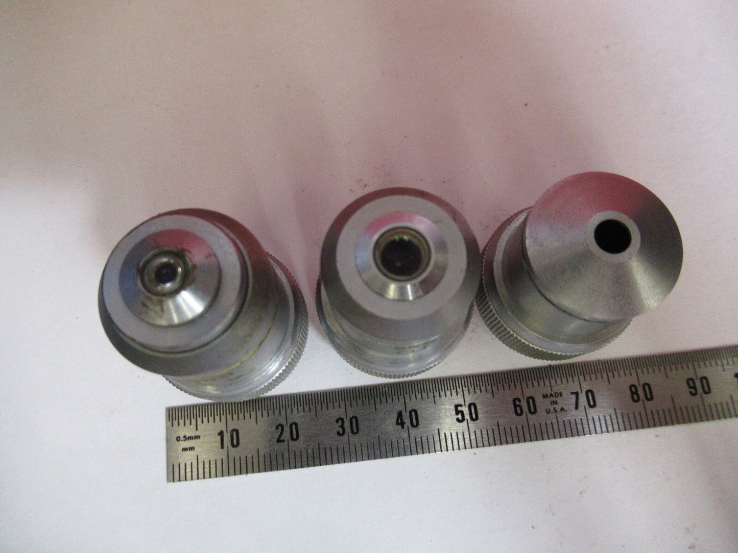 SWIFT LOT 43X 10X 4X MICROSCOPE PART OBJECTIVE AS PICTURED Y5-A-52