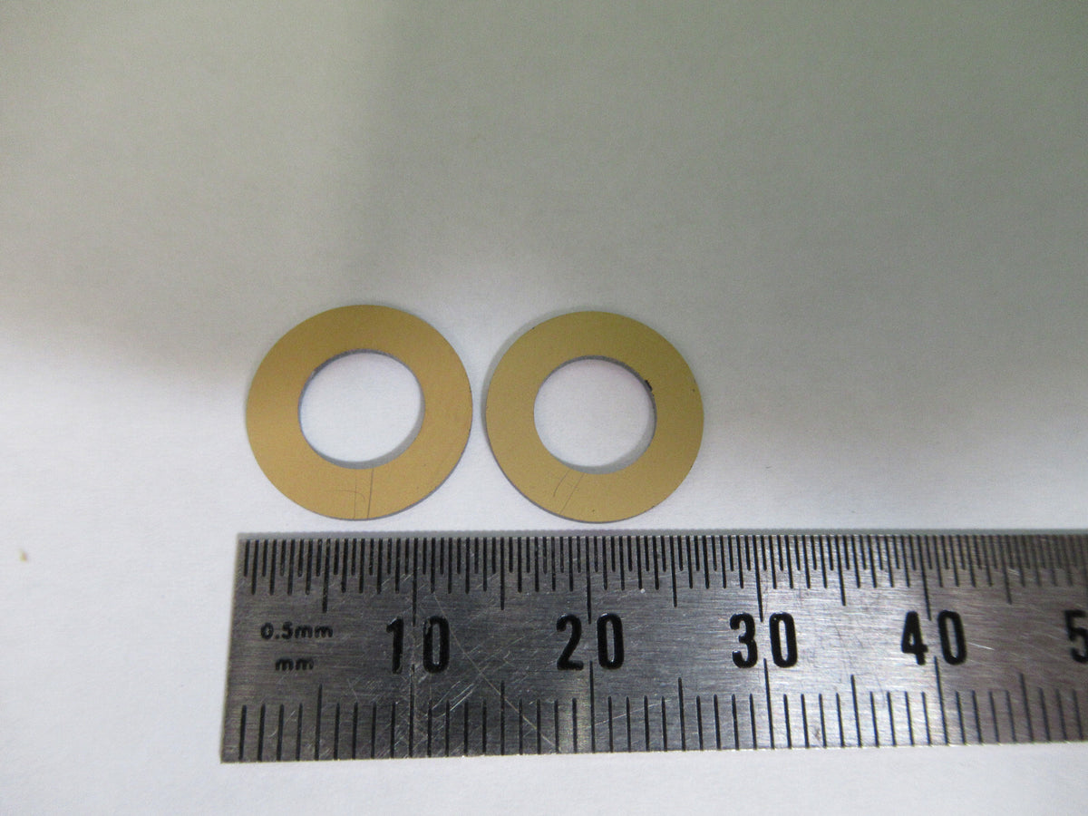 Blank Piezoelectric pair Quartz Crystal X-cut Gold Plated Piezo Sensor