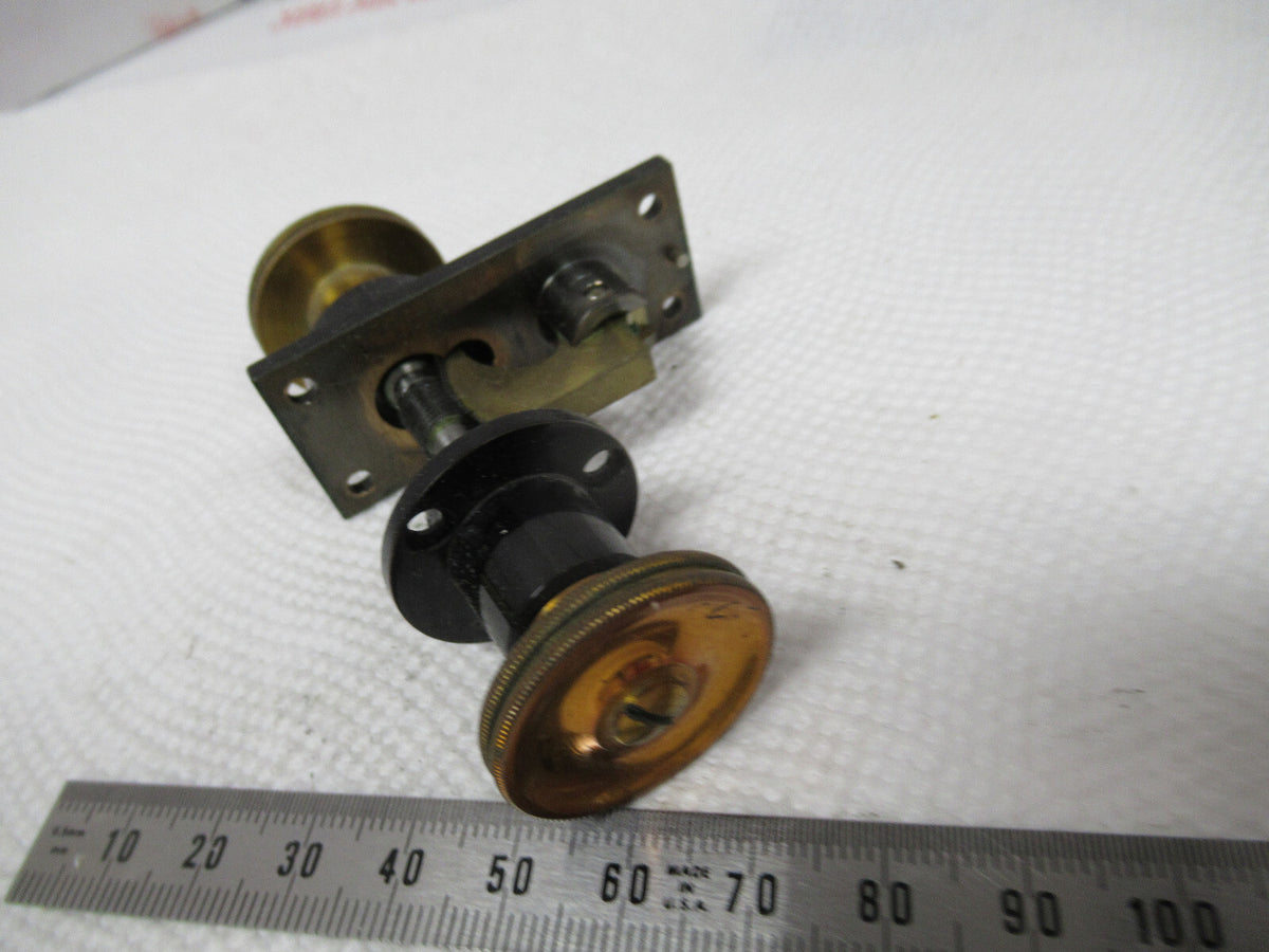 MICROSCOPE PART ANTIQUE BAUSCH LOMB FRAME FINE ADJUST AS PICTURED BIN#W1-A-109