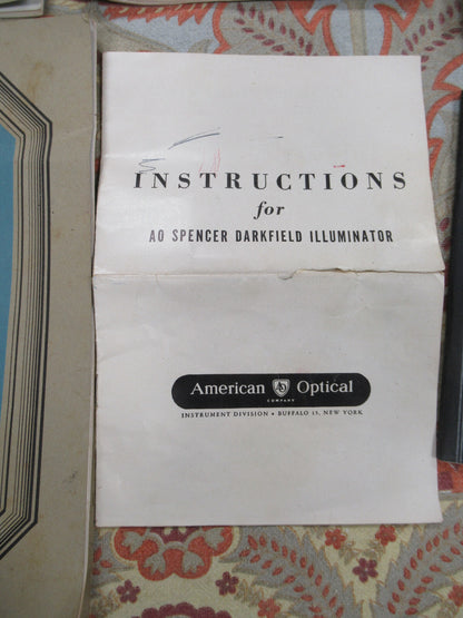 ANTIQUE LOT B&L AO NIKON MANUAL CATALOG MICROSCOPE PART AS PICTURED &88-a-30