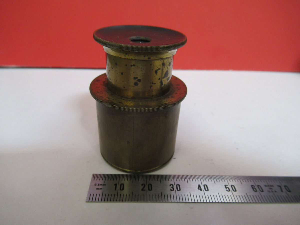 Antique Brass Eyepiece Ocular Lens UK Microscope Part