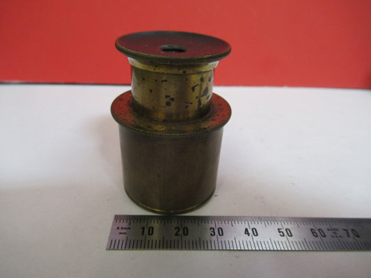 Antique Brass Eyepiece Ocular Lens UK Microscope Part