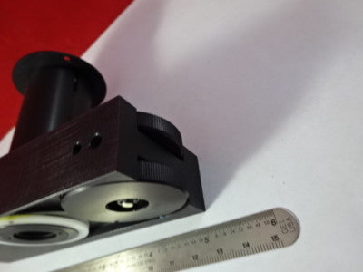 REICHERT POLYVAR LEICA IRIS DIAPHRAGM ASSEMBLY MICROSCOPE PART AS IS #91-109