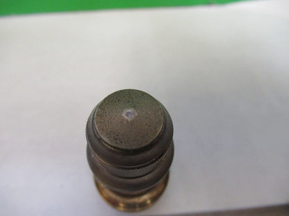 DB of UK ANTIQUE BRASS OBJECTIVE MICROSCOPE PART AS PICTURED X6-A-92