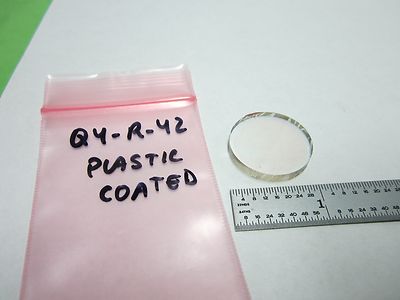 OPTICAL COATED PLASTIC WINDOW LASER OPTICS BIN#Q4-R-42