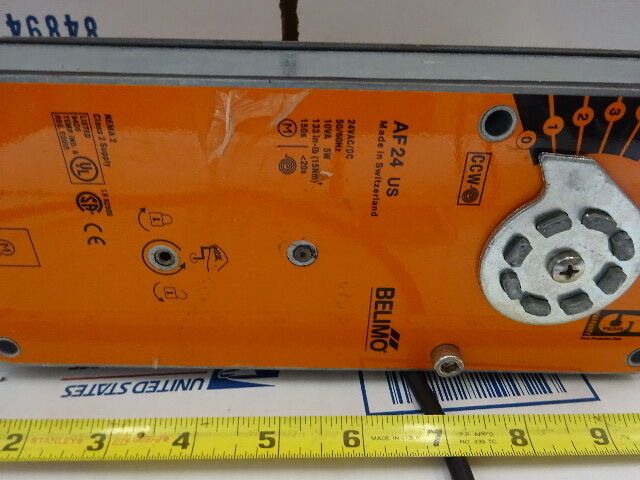 BELIMO SWISS AF24 SOLENOID VALVE CONTROL AS IS &TD-1