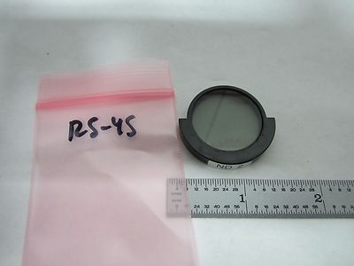 MICROSCOPE PART MITUTOYO JAPAN  FILTER ND 2 OPTICS  BIN#R5-45