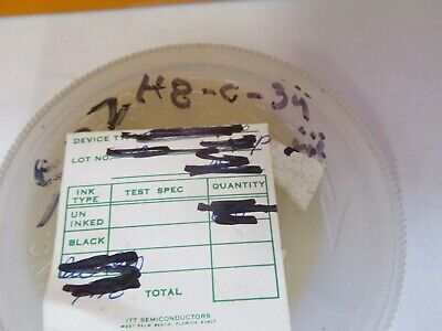 COLLECTABLE GOLD PLATED SILICON WAFER WITH ELECTRONIC COMPONENTS AS PIC &H8-C-34