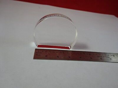 OPTICAL FUSED SILICA ZYGO TRUNCATED LENS OPTICS AS IS #91-07