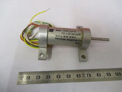 RECTILINEAR CERMET PRECISION POTENTIOMETER 1432-23 AIRCRAFT AS PICTURED 1E-FT-A1
