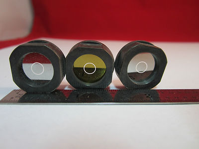 ii Lot 3 Ea Optical Microscope Part Leica Germany Reticle Light Optics