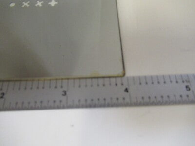 OPTICAL 4" SQ MASK TARGET PATTERN OPTICS AS PICTURED &79-A-28