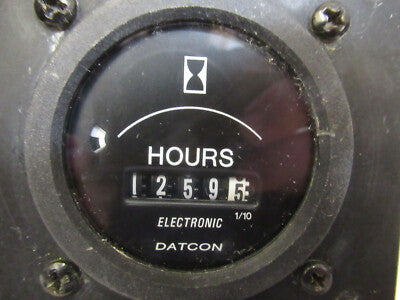 BELL 206 INDICATOR DATCON 873IB CLOCK AIRCRAFT PART AS PICTURED &C1-A-06