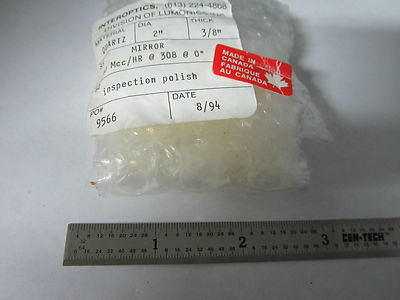 INTEROPTICS LUMONICS QUARTZ OPTICAL MIRROR 2" LASER OPTICS BIN#4T