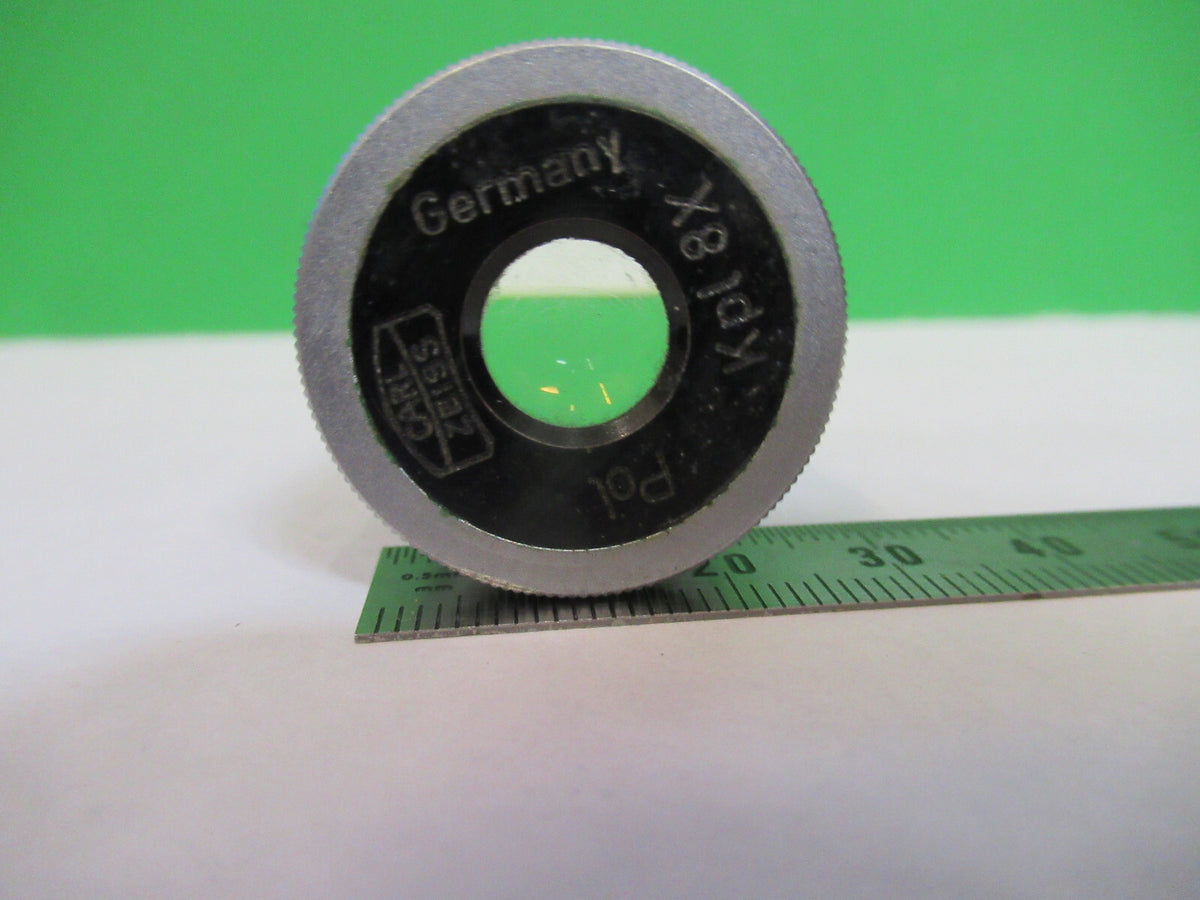 Antique Carl Zeiss AG Pol Eyepiece Kpl 8X Microscope Part