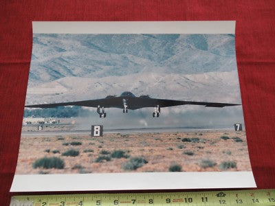 LARGE COLLECTABLE SPY PLANE NORTHROP B2 VINTAGE PHOTOGRAPH &BLI