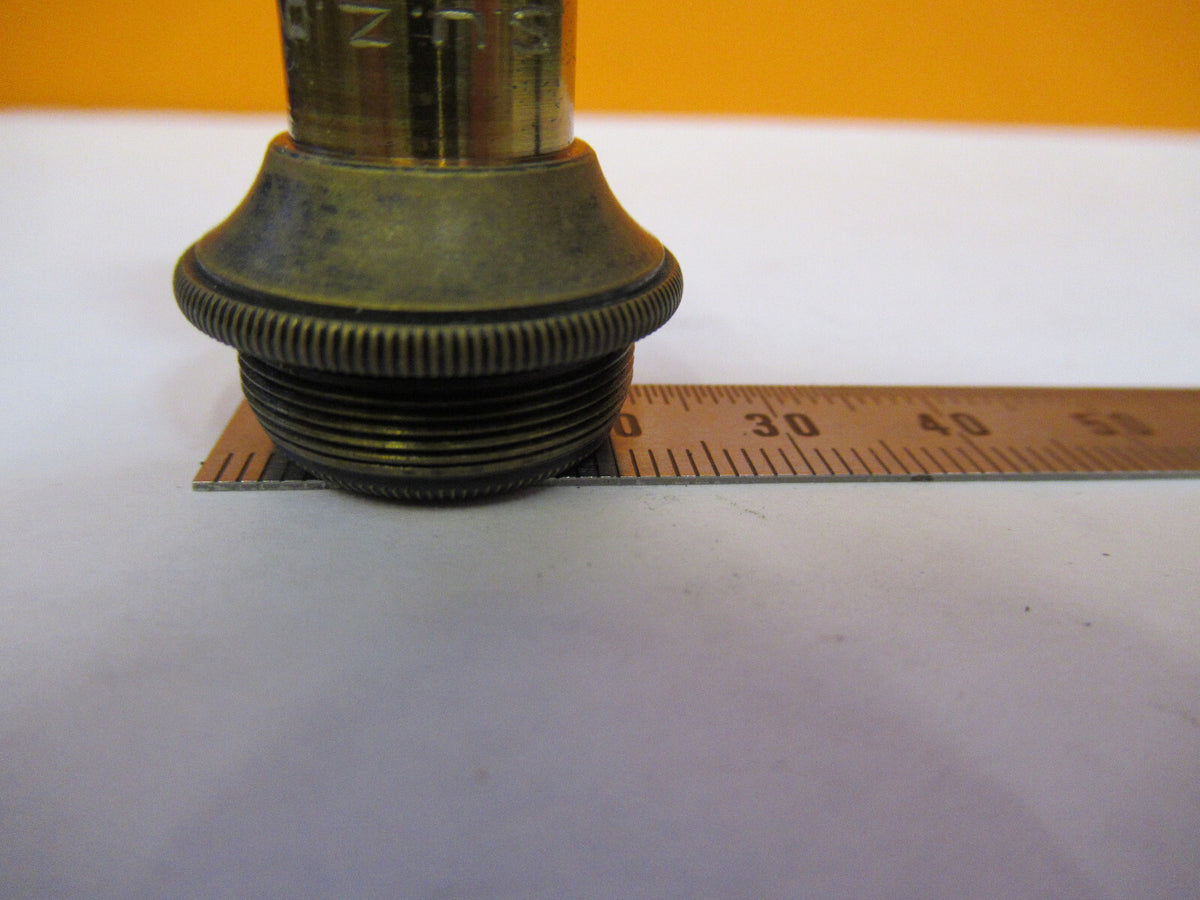 ANTIQUE SWIFT LONDON LENS BRASS OBJECTIVE MICROSCOPE AS PICTURED 47-FD-03