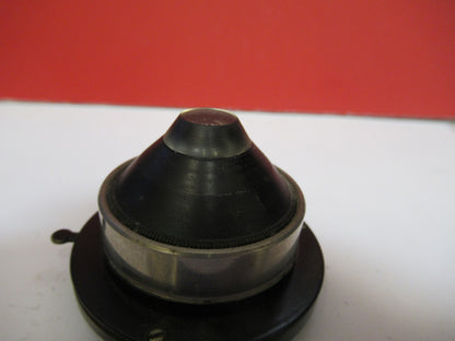 Antique Bausch & Lomb Condenser + Iris Optics Microscope Part
