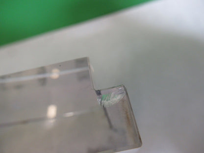 OPTICAL RARE GLASS BLOCK MIL SPEC THICK LASER OPTICS AS PICTURED G7-A-57