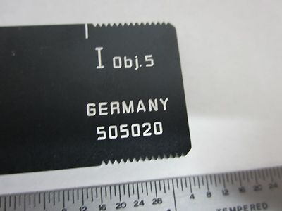 FÜR TEILE MIKROSKOP-OBJEKTTRÄGER LEITZ GERMANY 505020 AS IS OPTICS BIN#N6-07