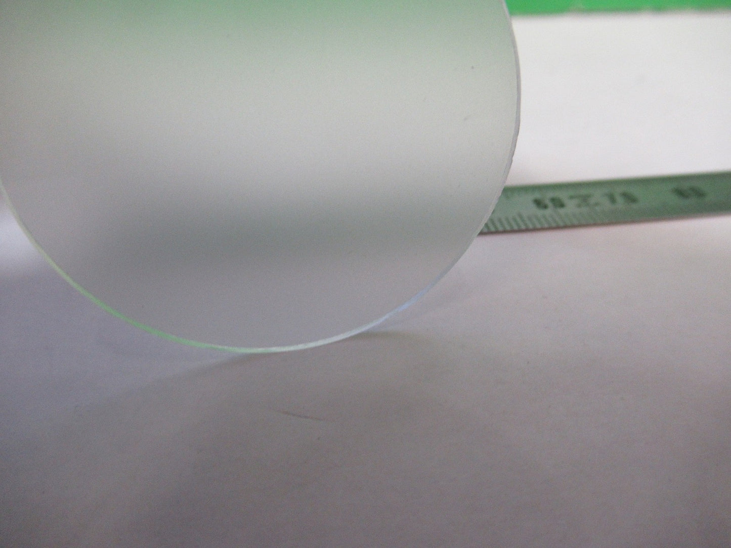 OLYMPUS JAPAN DIFFUSER LENS FROSTED FILTER MICROSCOPE PART AS PICTURED T3-B-37