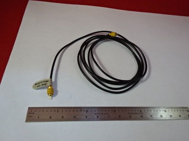LOW NOISE CABLE AO 0037 for BRUEL KJAER DENMARK ACCELEROMETER AS IS #94-48