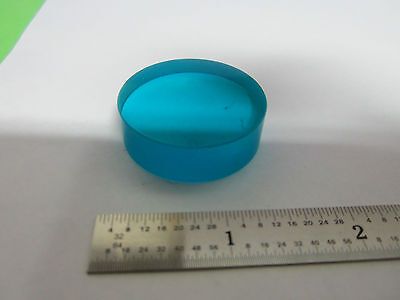 OPTICAL BLUE THICK FILTER MIL SPEC LASER OPTICS AS IS BIN#32-03
