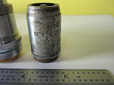 LOT MICROSCOPE OBJECTIVES scratch dent #31-B-04