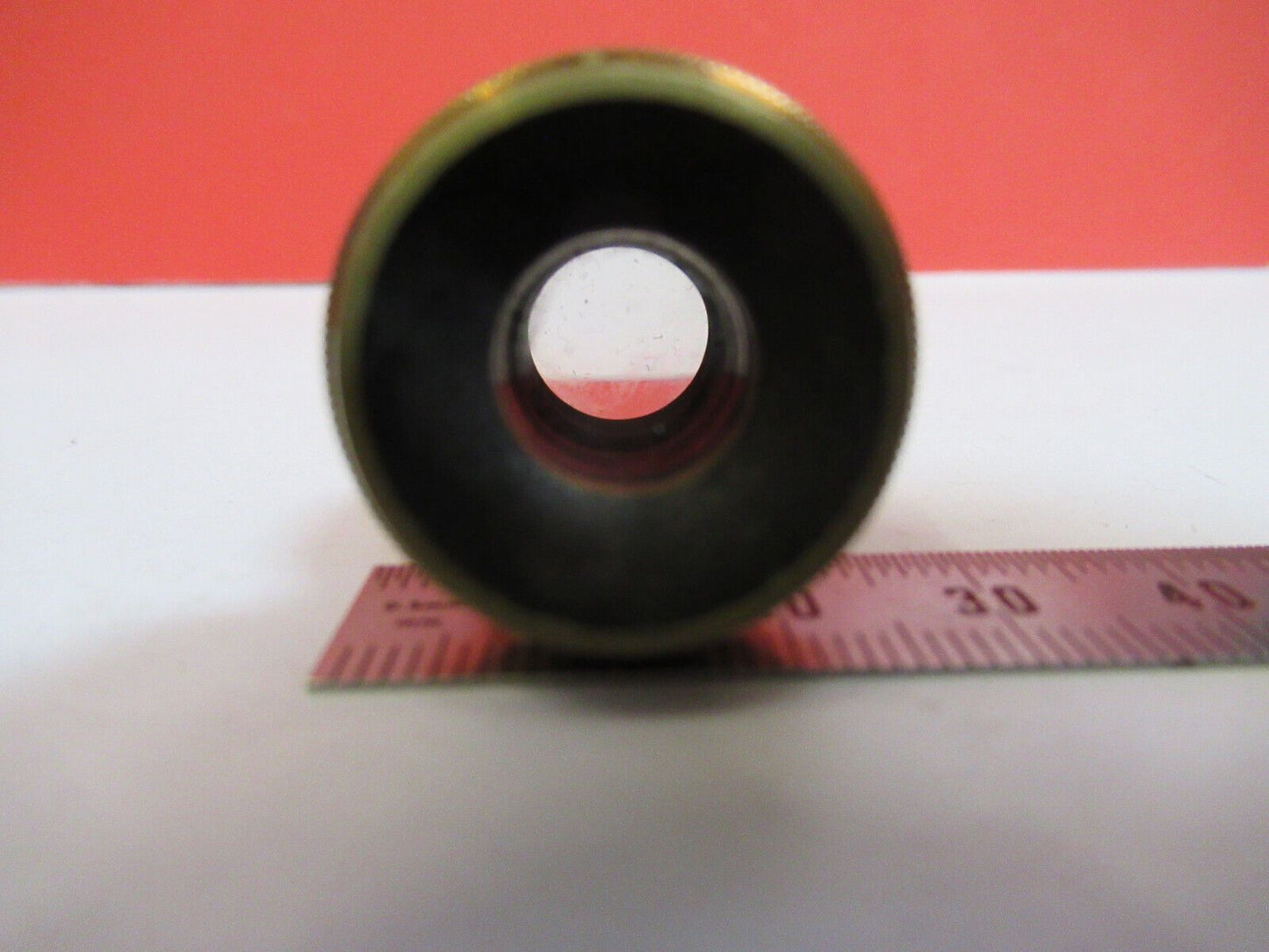 ANTIKES MESSING BECK LONDON OBJEKTIVLINSE MIKROSKOPTEIL WIE ABGEBILDET G4-A-97 