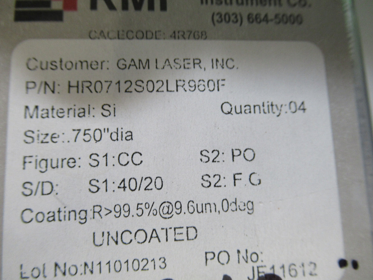 Optical Silicon Metal Lenses Lot Infrared Laser Optics