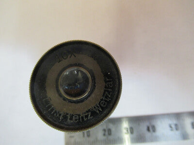 Antique Ernst Leitz Weztlar Eyepiece 10X Lens Microscope Part
