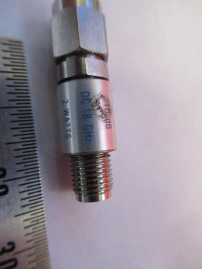 WILTRON ATTENUATOR 10 dB MICROWAVE RF FREQUENCY 18 GHz AS PICTURED T7-A-51