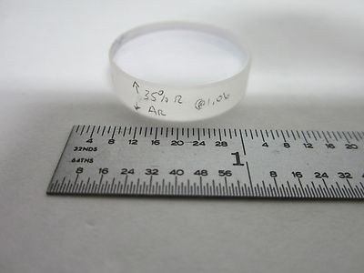 OPTICAL INFRARED FLAT FILTER LENS COATED LASER OPTICS BIN#R3-71