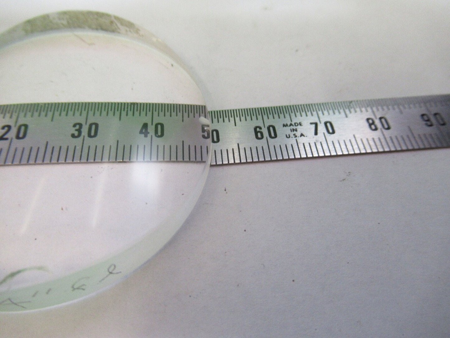 OPTICAL LENS ANAMORPHIC OPTICS 4" FL chip pn edge AS PICTURED 18-FT-48