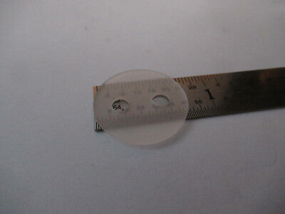 OPTICAL GLASS PREFORM FROSTED HOLED OPTICS   AS PICTURED &F4-A-60