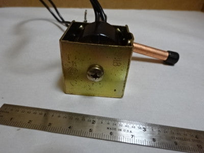 ELECTRIC SOLENOID MP30K AC100V VALVE COPPER TUBBING CONTROL FLOW AS IS &Z7-D-23
