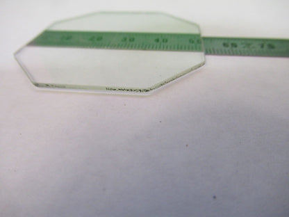 OPTICAL GLASS RETICLE CROSSHAIR PATTERN MICROSCOPE PART AS PICTURED U8-A-63