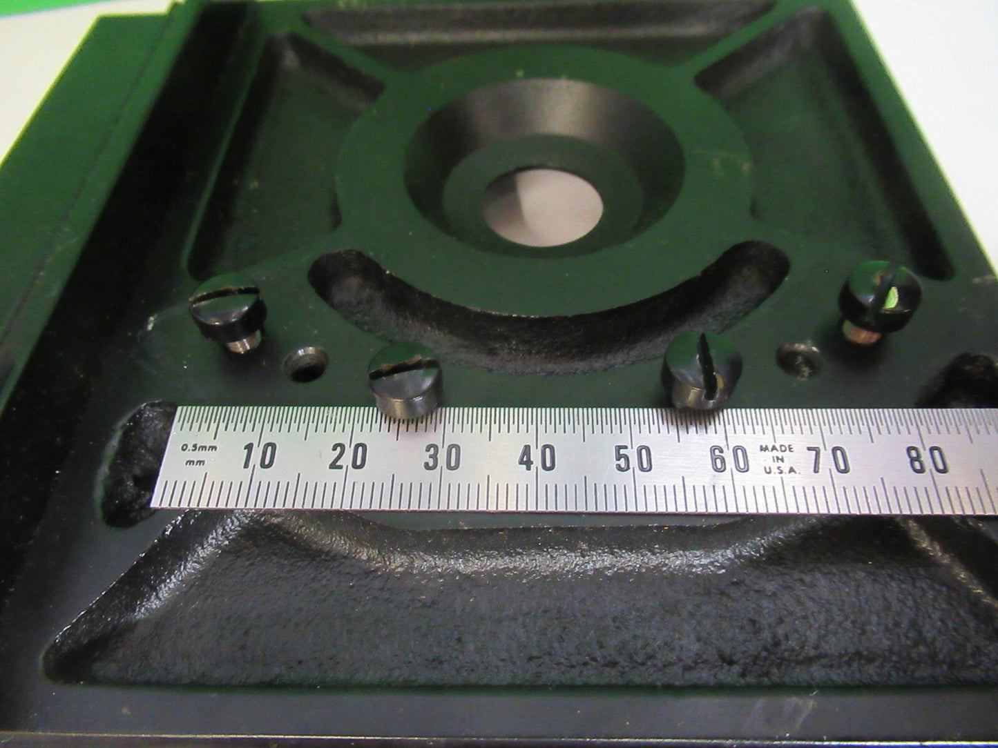 Bausch & Lomb Vintage Stage Table Xy Antique Microscope Part