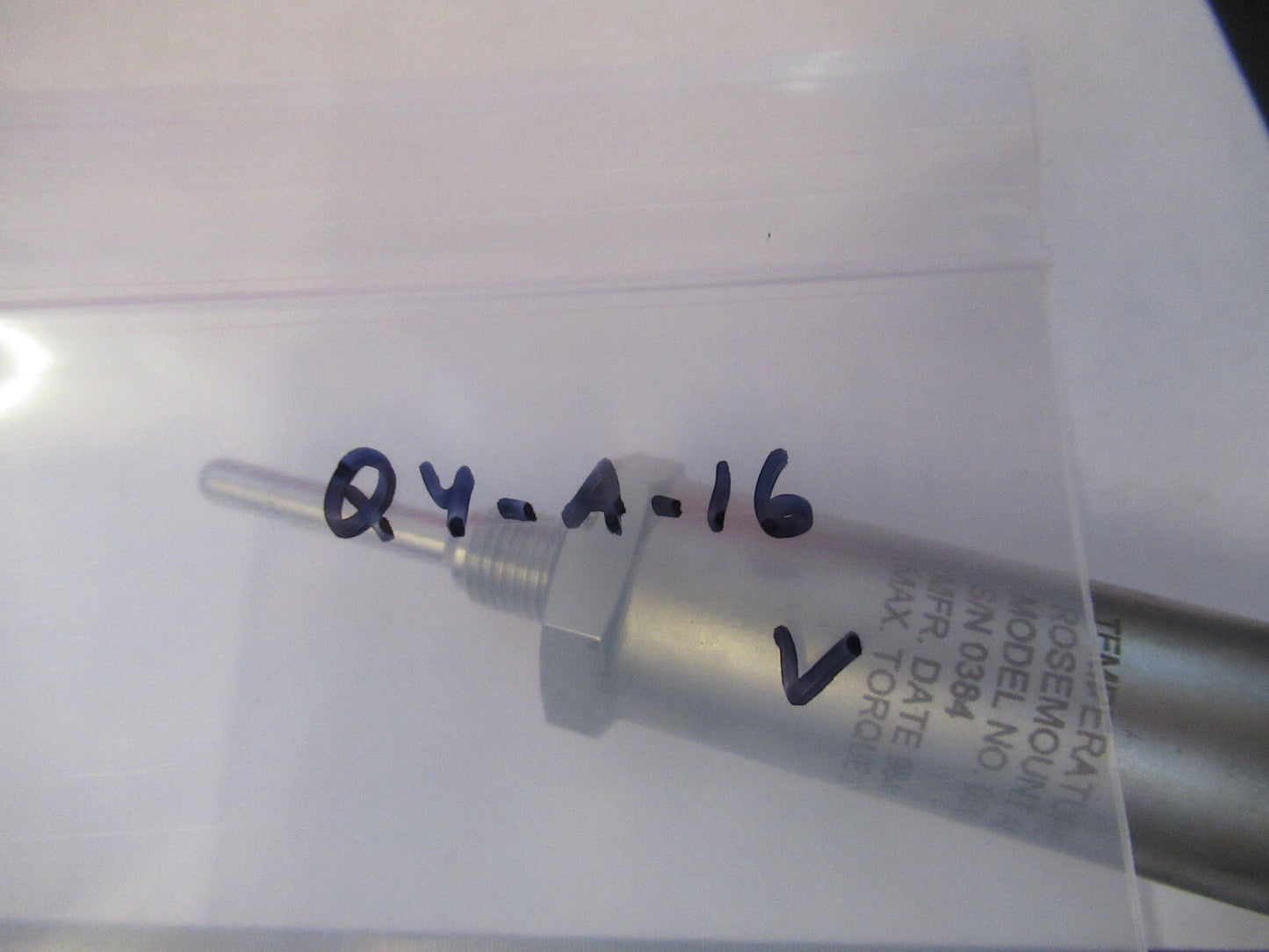 ROSEMOUNT AEROSPACE AIRCRAFT TEMPERATURE SENSOR 0510FR5 AS PICTURED &Q4-A-16