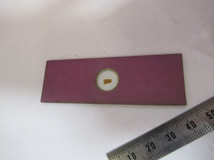 ANTIQUE VICTORIAN PREPARED SLIDE LONDON MICROSCOPE PART AS PICTURED 11-DT-B